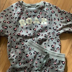 Cheetah Print sweatsuit